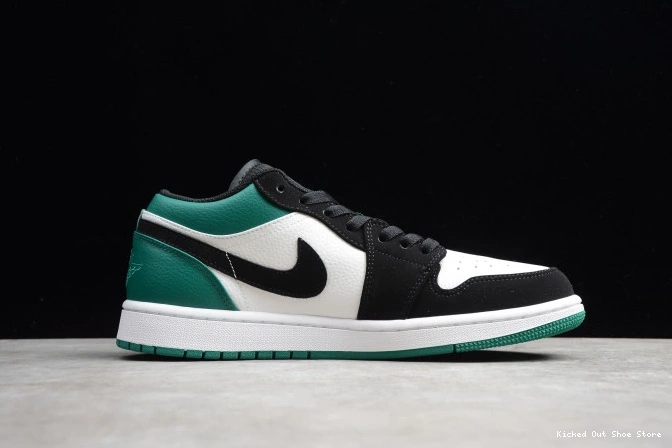 Kicked Out Shoe Store Mystic 553558-113 Green Low 1 White Air Jordan Black 0727